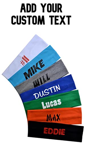 Funny Girl Designs Custom Headband Personalized with Your Vinyl Text and Colors of Choice - Cotton Blend Headwrap (Kelly Green)