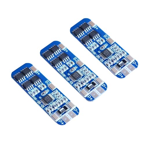 3S 12V 10A Lithium Ion Battery Charger BMS Module - All-in-One Protection Board for 18650 Li-ion...