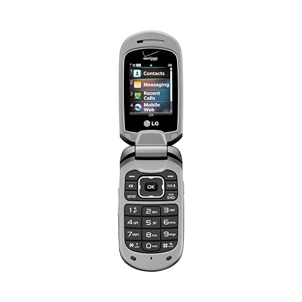 Verizon LG VN150 Revere No Contract Grey CDMA Camera Cell Phone Excellent
