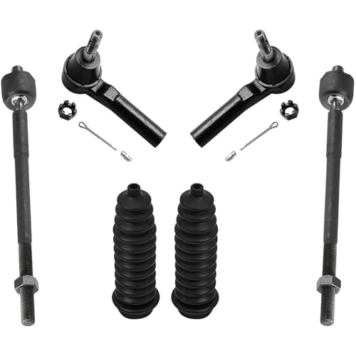 Image of Detroit Axle - 2.4L Front Suspension Kit for 08-14 Dodge Avenger, 07-10 Chrysler Sebring, Struts & Coil Spring Tie Rods Sway Bars Boots 2007 2008 2009 2010 2011 2012 2013 2014 Replacement - 10pc Set