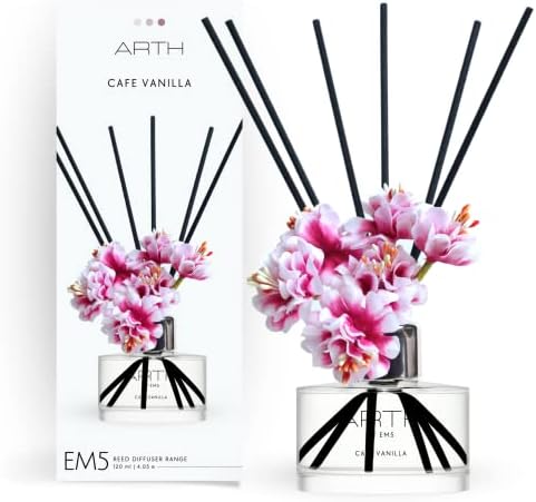 IRIS Glass Glitter Reed Diffuser Set 100Ml Oil,6N Reed Sticks-Fragrance ...