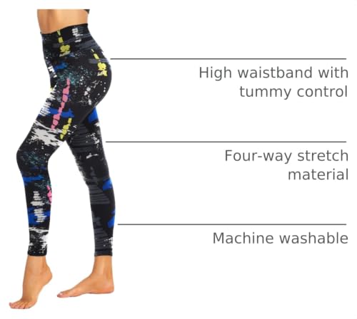 Image of ZOOSIXX High Waisted Leggings for Women Tummy Control Soft Workout Lounge Gym Pants