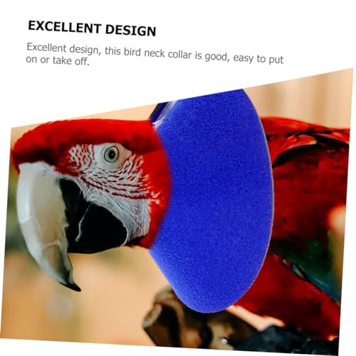 Beavorty coleira de passarinho cones de pássaros decoração de pescoço de pássaro Protetor de pescoço