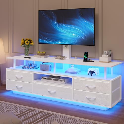 BTHFST TV Stand with Mount for 45/55/65/70 inch TVs