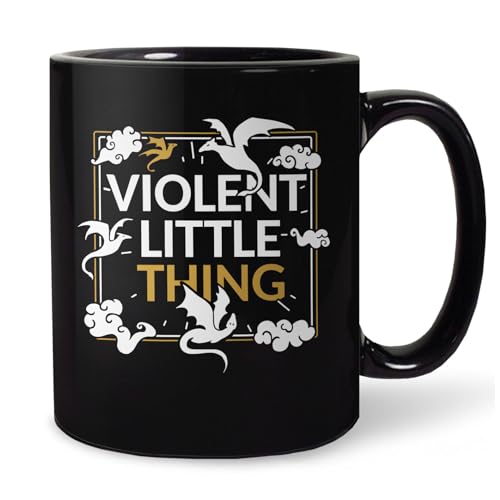 Taza de cerámica negra de 11oz con diseño divertido miniatura 1