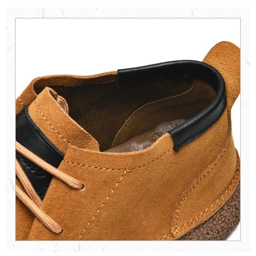 SywzX&xfybz Cow Suede Men's Casual Loafers Anti Slip Soft Soled Driving Shoes Men's Leather Shoes3