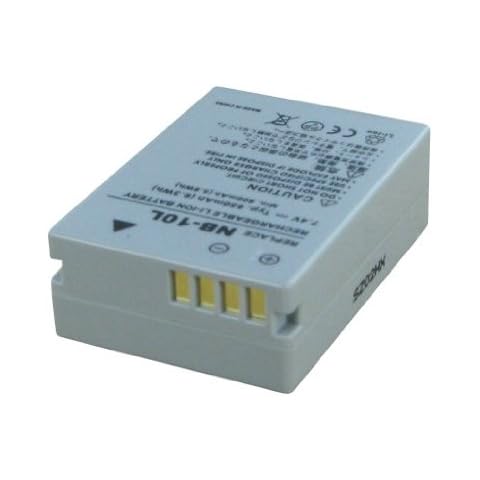Battery for CANON POWERSHOT SX60 HS, 7.4V, 850mAh, Li-Ion Cover