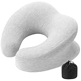 Fghjke® Desk Napping Pillow, Best for Prone Face-Down Resting, or Contoured Post-Eye Surgery Support (Light Grey)