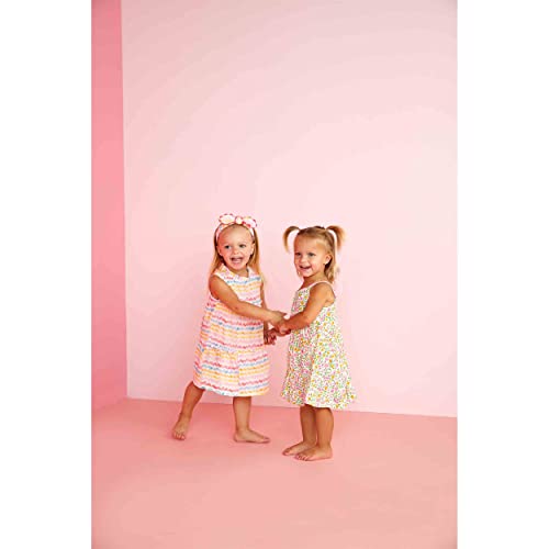 Mud Pie One Size Girls Floral Tiered Dress3