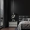 Hode Black Vinyl Wrap Matt 60X300cm, Black Sticky Back Plastic Roll, Self Adhesive Wallpaper for Furniture Kitchen Cupboard Covering Contact Paper Waterproof #5