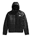 The North Face Men's ThermoBall Hooded Jacket - Wind & Water Resistant, Lightweight Insulation, Secure Zip Pockets, TNF Black, Large