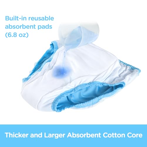 Image of Littleforbig Soft Silky Underwear Comfortable Washable Reusable Primary Comfort Cloth Adult Training Pants