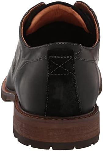 Florsheim Men's Chalet Moc Toe Oxford, Black Crazy Horse, 8 | Image 2