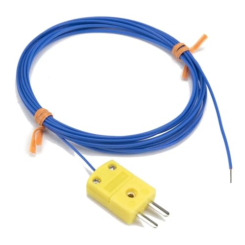 Termopar tipo K para control térmico a distancia, sensor de 3,0 m en PTFE 4