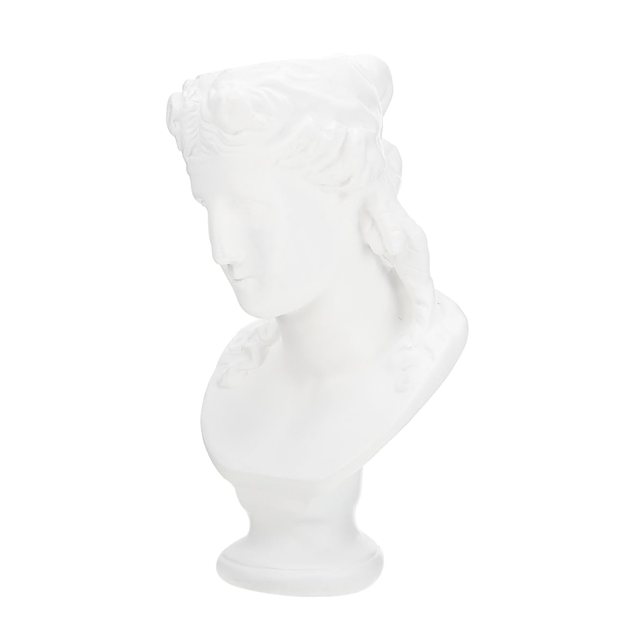 Statue décorative pot de fleurs en résine durable et design contemporain