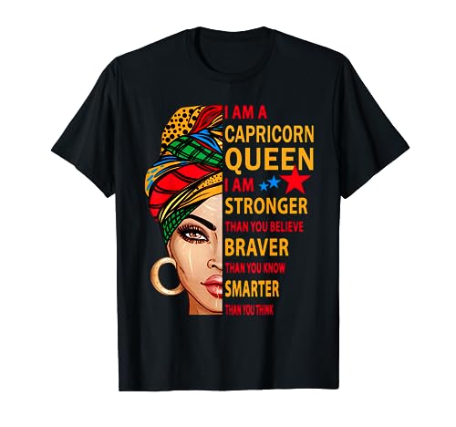 capricorn queen birthday shirt for women capricorn zodiac T-Shirt
