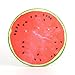 WTMLK Cojín Lavable de Forma Redonda Estera con patrón de Frutas Almohada portátil Accesorios de salón de Dormitorio Cojín de decoración de Oficina Almohada Linda, Patrón de sandía, China