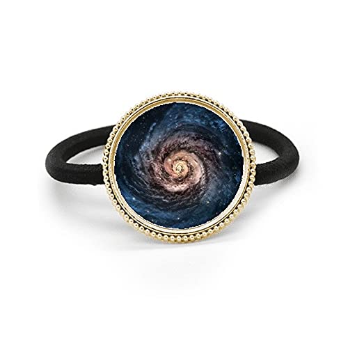 Coletero Whirlpool Nebula de metal plateado con patrones cósmicos y diseño exclusivo