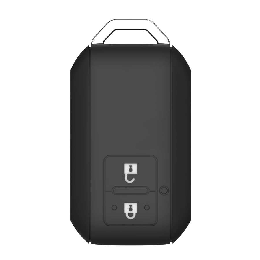 Image of Metal Black Transformer Series Soft Silicon Key Cover for Baleno, Grand Vitara, XL6, Swift, Brezza, Ignis, Ertiga, Dzire, Fronx, Urban Cruiser, Rumion, Glanza, Hyryder, Victoris 2 Button Key