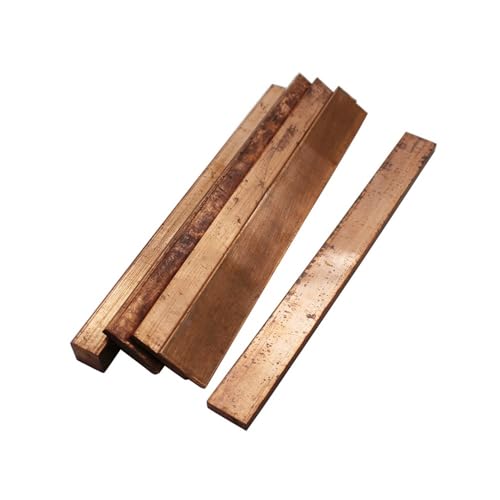 Copper Plates Bars Rods, Length 70mm to 500mm Copper Flat Bar Stock, Thick 0.8mm to 30mm Copper Flat Bar 1pc(8x100x120mm)