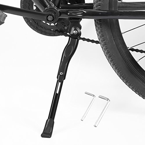 BESTCAN Bicycle Kickstand,Adjustable Aluminum Alloy Bike Kickstand for 22“24”26“28“Mountain Bike/Road Bicycle/BMX/MTB/City Commuter Bike/Kids