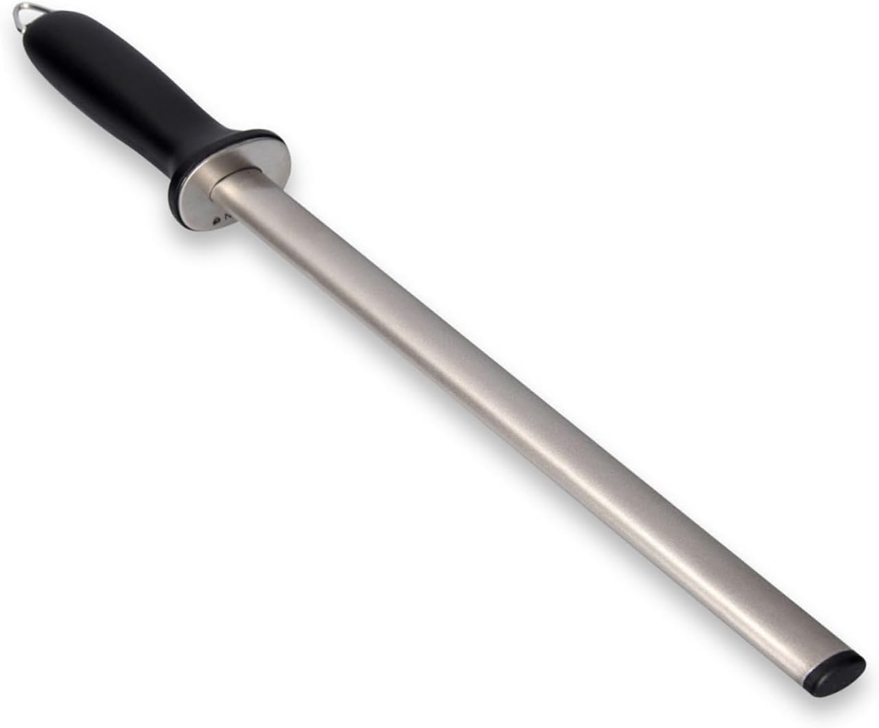 KICHOUSE Carbon Steel Sharpener Rod Polishing Area Gourmet Stick for Kitchen and Chef Use