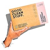 Good Clean Stuff Hypoallergenic Laundry Detergent Strips Sheets 64 loads Eco Ultra-Concentrated Non-Bio Fragrance Free & Unscented for Machine and Hand Washing