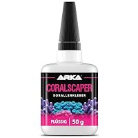 Korallenkleber flüssig 50 g – dünnflüssiger Profi-Riffkleber für Korallen, Ableger & Spalten im Riffaufbau – extrem haftstark & schnell wirkend – ARKA Coralscaper
