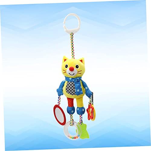 SAFIGLE 2 Pçs Chocalho De Bebê Brinquedo De Berço Bicho De Pelúcia Sinos De Mão Chocalhos Brinquedos