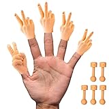 Daily Portable Tiny Hands (Peace Sign) - 5 Pack - Peace Style Mini Hand Puppet