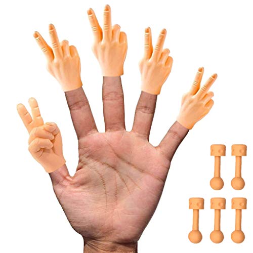 Daily Portable Tiny Finger Hands - 5 Pack Peace Sign