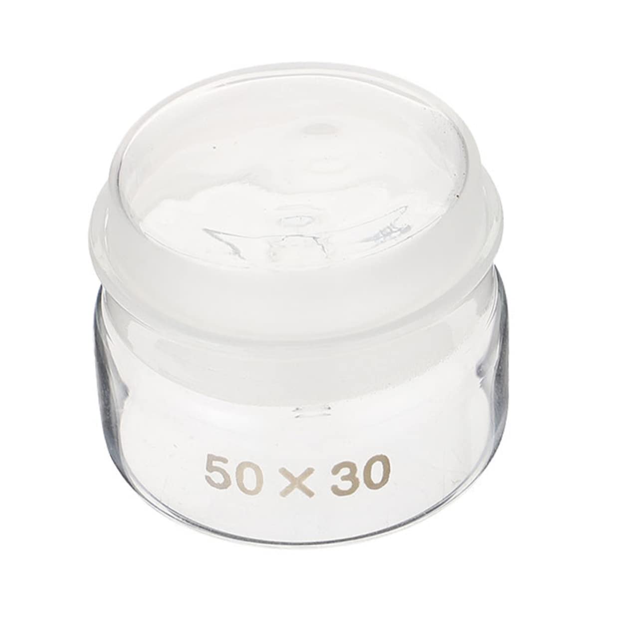 PACKOVE Clear Glass Weighing Jar for Labs Durable Flat Type Glass Can Multipurpose Sampling Container for School Research Classroom Use