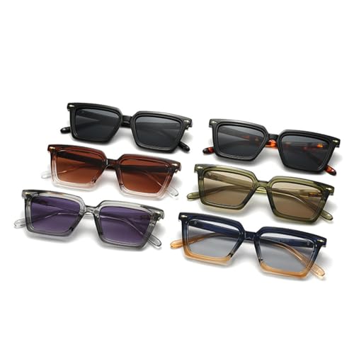 Lunettes de soleil œil de chat tendance verres verts rétro - 2
