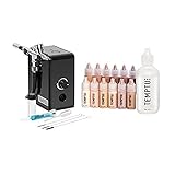 Pistola de aerógrafo SP-40 TEMPTU 2.0 Premier Airbrush Makeup Kit (Black) by Temptu