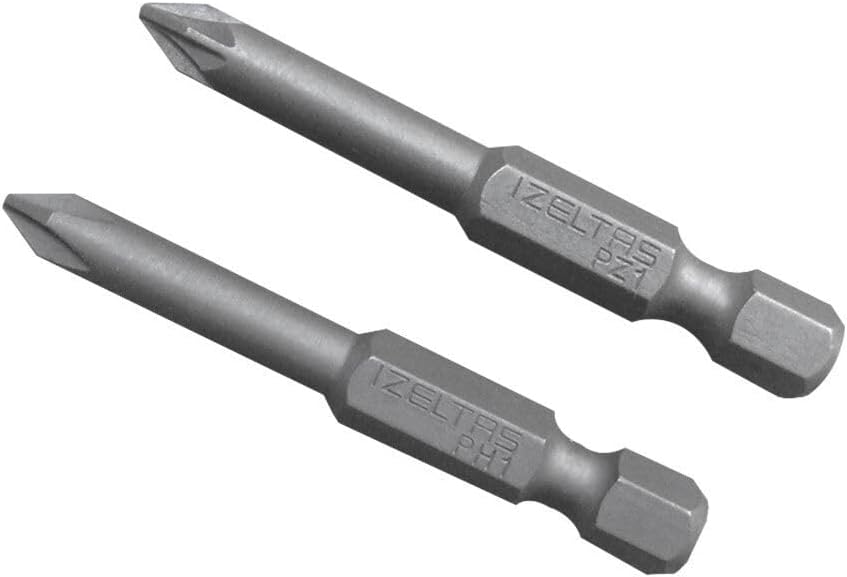 Izeltaş 4825210011 Pozidriv Yıldız Uçlu Bits, Gri, 50Mm