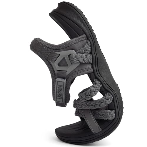Image of UBFEN Womens Hiking Sandals Outdoors Water Sport Arch Support | Comfortable Adjustable Ankle Strap, Lightweight Suitable for Beach, Travel, Golf and Daily Wear