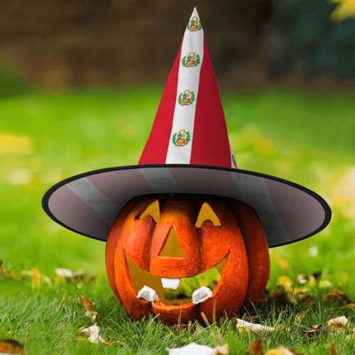 Chapeaux de sorcière Halloween imprimé Pérou pour renouveler votre décoration
