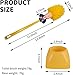 Donald Trump Toilet Brush with Long Handle, Novelty Gag Gift, Funny Cleaner Scrubber,Toilet Brush Your Toilet Great Again for Bathroom Cleaning (with Holder C)