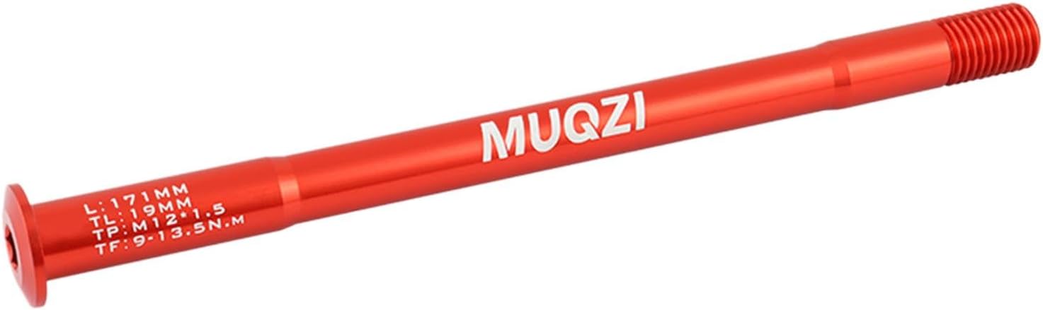 Bike Fork Axle Lightweight Repairing Biking Replacement Front Fork Thru Axle Red Color L 171mm|Sporting Goods | Cycling | Bicycle Components & Parts |1 Bicycle Fork Axle