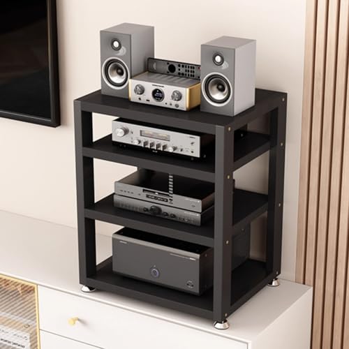 Soporte for audio sin vibraciones estante compacto de 3 niveles 2