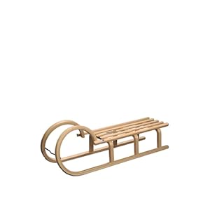 Colint Hörnerrodel aus Buchenholz – 110 cm / 120 cm mit Eisenkufen 31