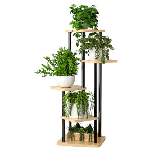 GUIXIAOGUO �t�����[�X�^���h �K�[�f�����b�N �A���I �t�����[���b�N ���� �ϗt�A�� ������� �~�͒I �ԑ� �K�i�� �g�ݗ��Ă��ȒP ���� ���r���O �x�����_ ���r���O���[ ���o���R�j�[ (5�w-�ԗւȂ�,�u���b�N+���C�g�E�H���i�b�g)