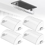 Air Vent Deflector Adjustable from 8' to 14', 4 Pack Air & Heat Deflector for Vents with High Strength Magnets for Sidewall, Floor and Ceiling Registers