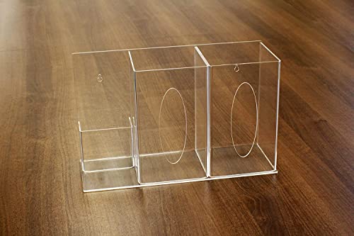 3 Compartment Hygiene Station w/Wall Mounting Holes