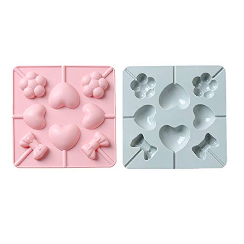 Love Cake Mold SiliconeHeart Chocolate Mold Sugar Cake Mold Square Bake Tool Made from Food Grade Silicone Bakeware Mould Cake Make for ChocolateCakeBest Gift Kitchen Supplies Blue