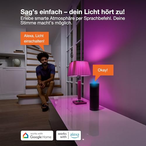 LEDVANCE Smart+ Reflektorlampe mit ZigBee Technologie, 4,9W, PAR16, Lichtfarbe RGBW einstellbar, Sockel GU10, 1er Pack