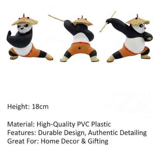 Image of Blue Aura Panda Action Figure Height-18cm Coolectible & Decor Gifting | kun Panda