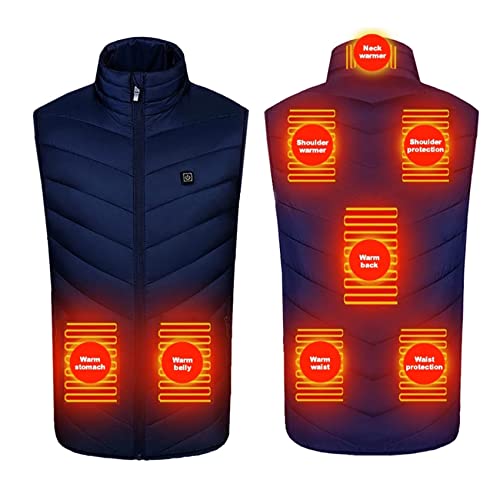 Gilet de chasse chauffant rechargeable USB 8 zones hiver outdoor