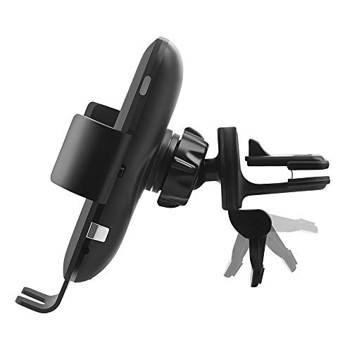 QT S Wireless Car Charger Qi Auto Clamp Voice Control Touch Sensor Infrared Induction Fast Charging Wireless Holder Compatible iPhone 12 12Pro Max 11/11 Pro/11 Pro Max/XS/XS Max/XR/X/8 Samsung Note9