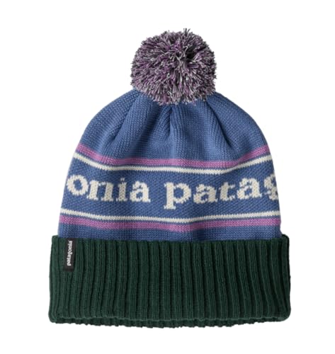Patagonia Powder Town Beanie-Park Stripe: Barnacle Blue